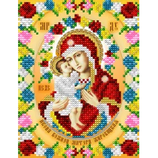 АС5-076 Икона Божей Матери . Схема для вышивки бисером А-Строчка