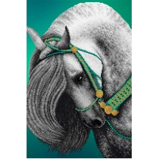 АХ2-018 Бирюза . Схема для вышивки бисером. А-Строчка