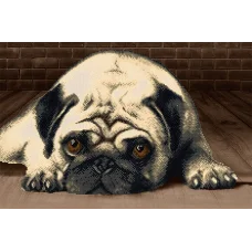 АХ2-050 В ожидании друга. Схема для вышивки бисером. А-Строчка