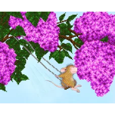 АК3-136 Хвостатые качели. Схема для вышивки бисером А-Строчка