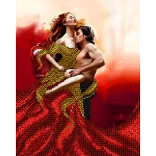 АК3-142 Пылкая любовь. Схема для вышивки бисером А-Строчка