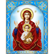 АС4-104 Икона Божией Матери Знамение. Схема для вышивки бисером А-Строчка