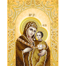 АС4-116 Вифлиемская Икона Божией Матери (золото). Схема для вышивки бисером А-Строчка