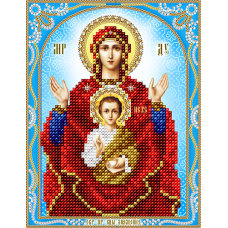 АС5-100 Икона Божией Матери Знамение. Схема для вышивки бисером А-Строчка