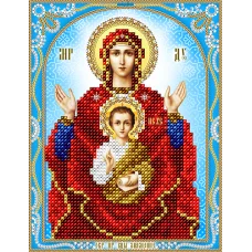 АС5-100 Икона Божией Матери Знамение. Схема для вышивки бисером А-Строчка