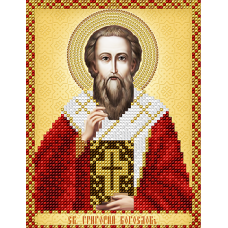 АС5-150 Св. Григорий Богослов. Схема для вышивки бисером А-Строчка