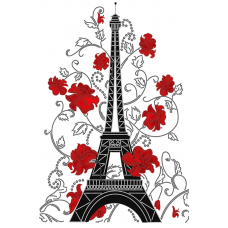 АХ2-045 Цветущий Париж. Схема для вышивки бисером. А-Строчка