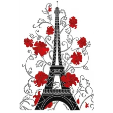АХ2-045 Цветущий Париж. Схема для вышивки бисером. А-Строчка