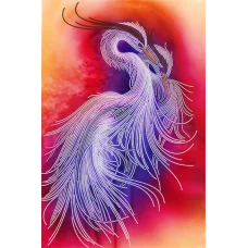 АХ2-062 Журавли. (серия Элит). Схема для вышивки бисером. А-Строчка