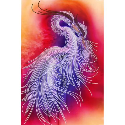 АХ2-062 Журавли. (серия Элит). Схема для вышивки бисером. А-Строчка