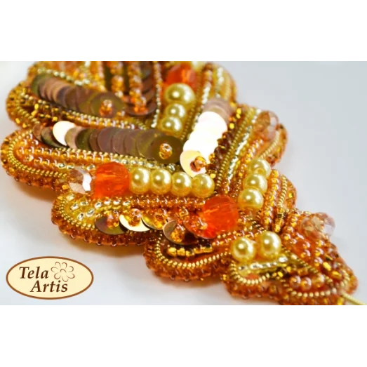 Б-104 Дубовый лист. Набор для вышивки украшения Тела Артис