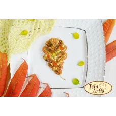 Б-104 Дубовый лист. Набор для вышивки украшения Тела Артис