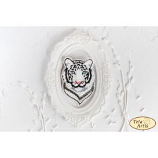 Б-118 Белый тигр. Набор для вышивки украшения Тела Артис