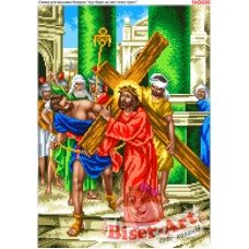 ВА-686В Иисус берет на себя крест. Схема для вышивки бисером БисерАрт
