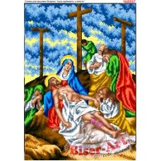 ВА-697В Иисуса снимают с креста. Схема для вышивки бисером БисерАрт
