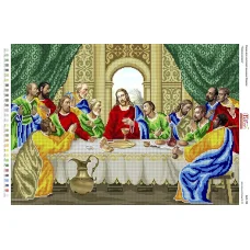 БА2-108 Тайная вечеря. Схема для вышивки бисером ТМ Вышиванка