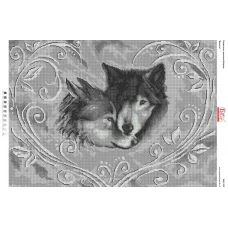 БА2-135 Верность. Схема для вышивки бисером ТМ Вишиванка