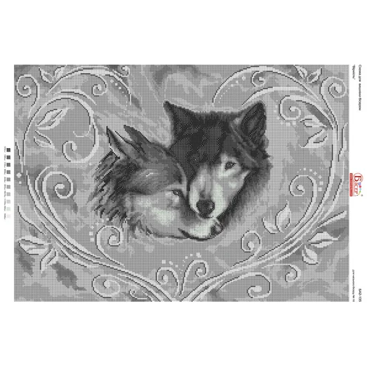 БА2-135 Верность. Схема для вышивки бисером ТМ Вишиванка