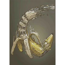 А4-К-1200 Банан. Схема для вышивки бисером ТМ Acorns