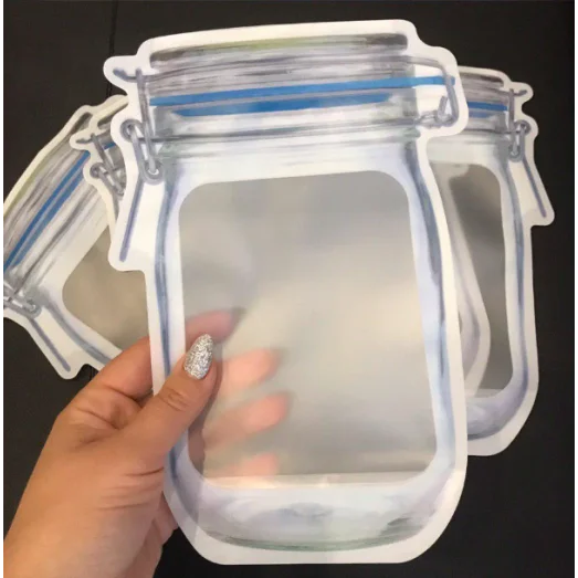 ЗПП-06 Пакеты струна с замком декоративная, 15*9 см