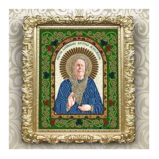 БГИ006 Икона Образ Святая Блаженная Матрона Московская. Схема для вышивки бисером. Вдохновение