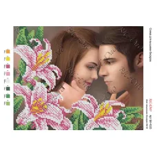 А4Н_245 БК-4325 Влюбленные. Схема для вышивки бисером ТМ Virena
