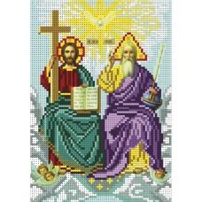 А5-И-130 Бог Отец, Бог Сын и Дух Святой. Схема для вышивки бисером ТМ Acorns
