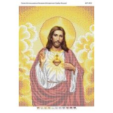 БСР-3051 Непорочное сердце Иисуса. Схема для вышивки бисером Сяйво БСР