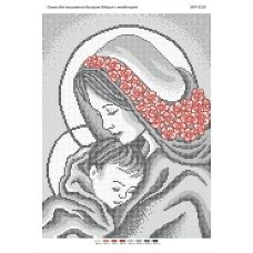 БСР-3123 Мария с младенцем. Схема для вышивки бисером Сяйво БСР