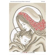 БСР-3124 Мария с младенцем. Схема для вышивки бисером Сяйво БСР