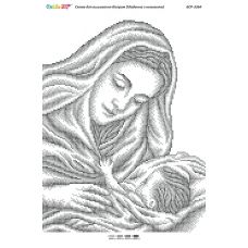 БСР-3364 Мадонна с младенцем (серебро). Схема для вышивки бисером ТМ Сяйво