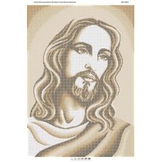 БСР-2024 Иисус. Схема для вышивки бисером ТМ Сяйво