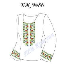БЛ-086 Заготовка блуза женская для вышивки. ТМ Красуня, домотканое полотно