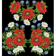 БЖд-001 (черная). Заготовка женской сорочки. Барвиста Вишиванка