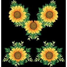 БЖд-012 (черная). Заготовка женской сорочки. Барвиста Вишиванка