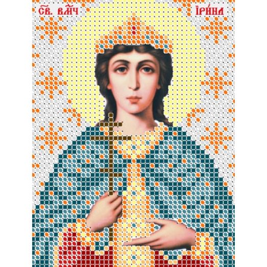 С-723 Святая Великомученица Ирина. Схема для вышивки бисером. Ветроградь