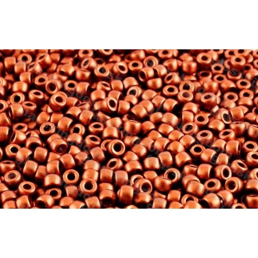 01750 Красно-коричневый металлик, непрозрачный Бисер Preciosa