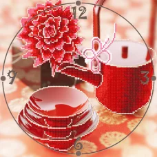 CR-008(27*27) Чашка чая. Схема для вышивки бисером Свит Арт