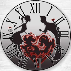 CR-012(27*27) Сердце на двоих. Схема для вышивки бисером Свит Арт