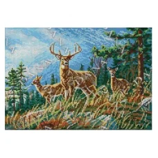 ДАНА-3198 Олени. Схема для вышивки бисером