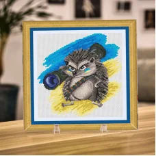 Протитанковий їжачок благодійна схема для вишивки нитками