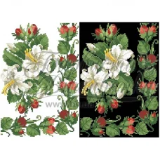 ФЛ-037 Водорастворимый флизелин. Барвиста Вишиванка