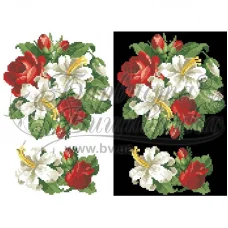 ФЛ-039 Водорастворимый флизелин. Барвиста Вишиванка