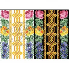 ФЛ-054 Водорастворимый флизелин. Барвиста Вишиванка