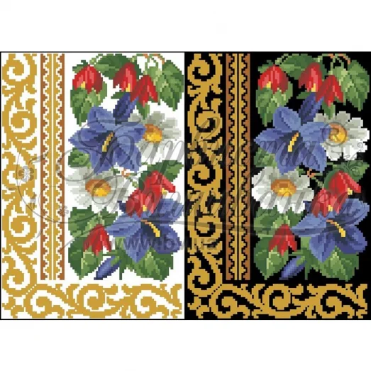 ФЛ-120 Водорастворимый флизелин. Барвиста Вишиванка