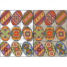 ФЛ-121 Водорастворимый флизелин. Барвиста Вишиванка