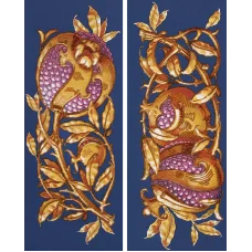 FLF-111D Гранат. Набор на холсте для вышивки бисером Волшебная Страна