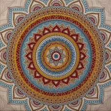FLF-120 Мандала. Набор на холсте для вышивки бисером Волшебная Страна
