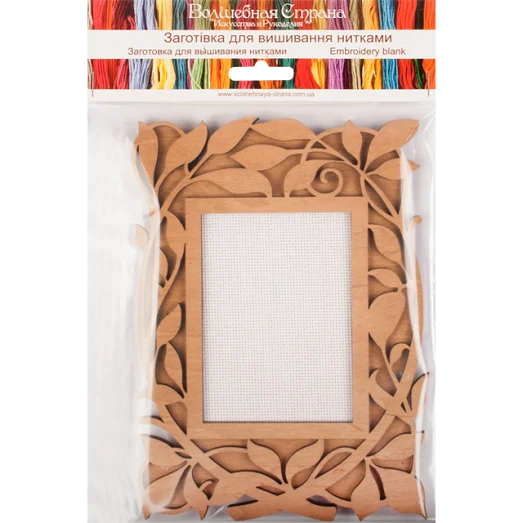 FLH-008 Канва для вышивания нитками в рамке Волшебная страна