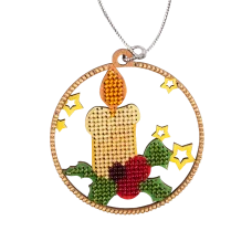 FLK-005 Набор для вышивания бисером по дереву Волшебная страна